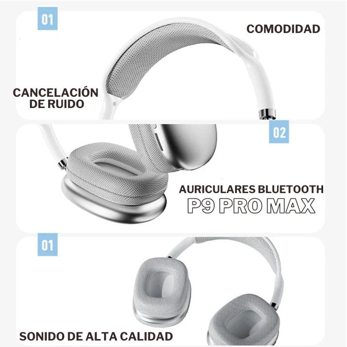 Auriculares Inalambricos ProMax P9® - BLACK FRIDAY PROMO